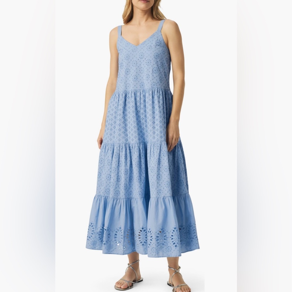 Brand New: Splendid Light Blue Lace Maxi Dress